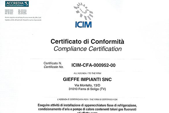 Certificato ICIM
